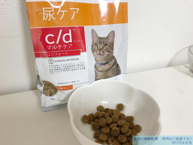 ヒルズc/dマルチケアコンフォート【猫の特発性膀胱炎の療法食レビュー